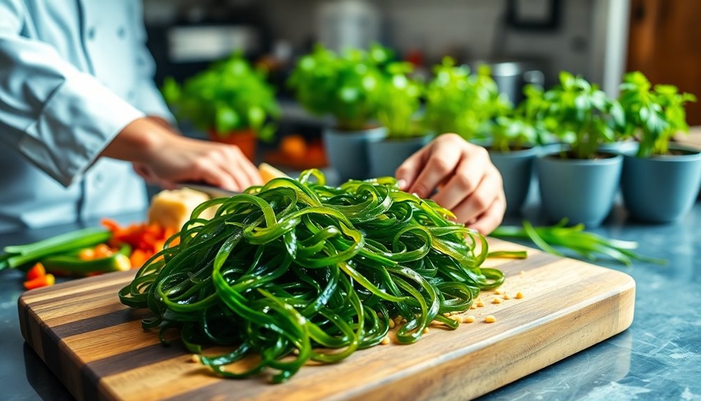 cooking with edible seaweed